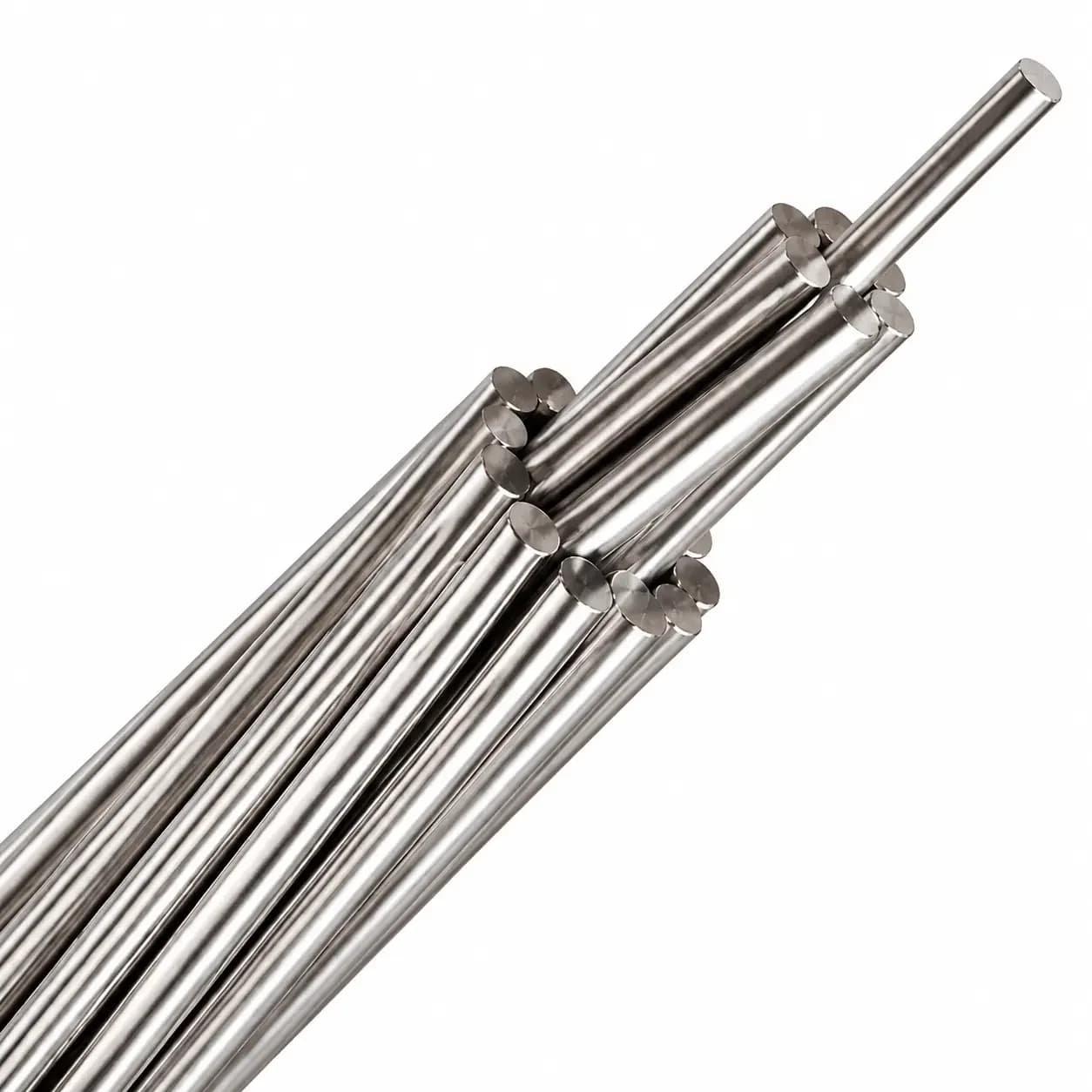 Finished AAAC aluminum alloy conductors on reels for overhead power transmission - Hongce Cable
