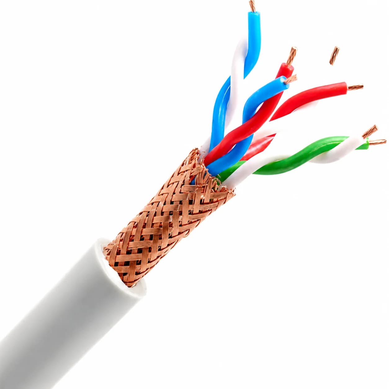 Zhejiang Hongce IA-DJYPVP intrinsically safe computer cable, individually and collectively shielded, for DCS systems and industrial signal transmission.