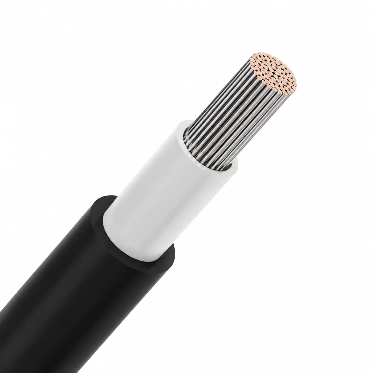 Hongce Cable PV1-F solar PV cable 4mm2 6mm2 with TUV certification for solar panels.