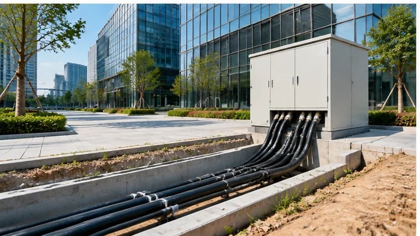 Hongce Cable YJV22 Low Voltage Armored Power Cable for commercial building distribution cabinets and underground power connections