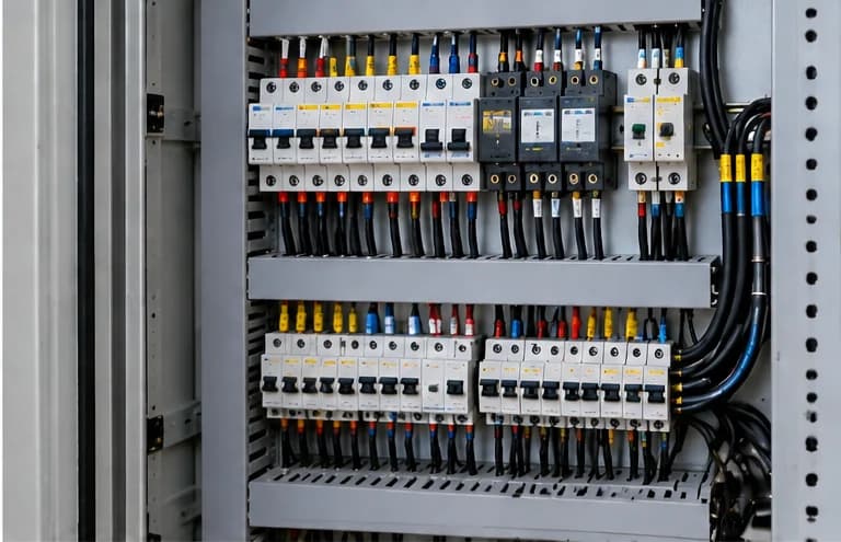 Virtual application scenario of Hongce cable sheathed wire used in control panel