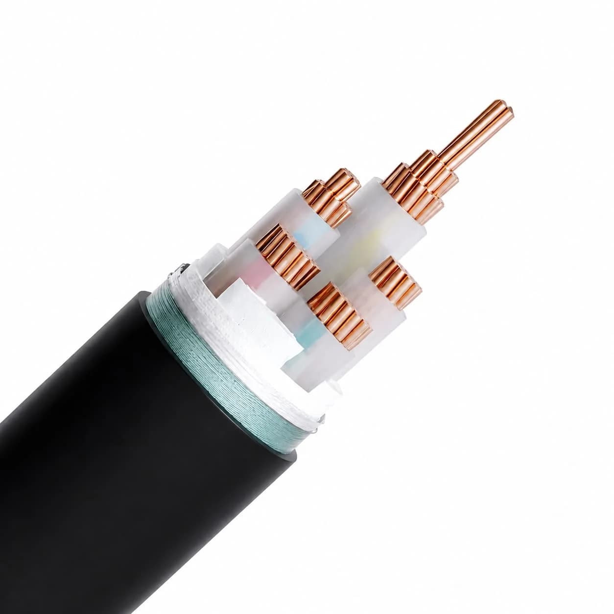 Hongce anti-termite and rodent-resistant XLPE insulated copper power cable cross section for underground installations