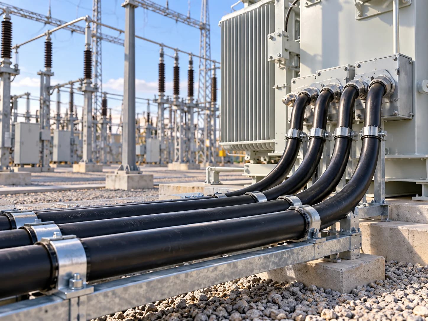 Hongce Cable YJLV32 Aluminum XLPE Insulated Power Cable Outdoor Substation Power Connection Application