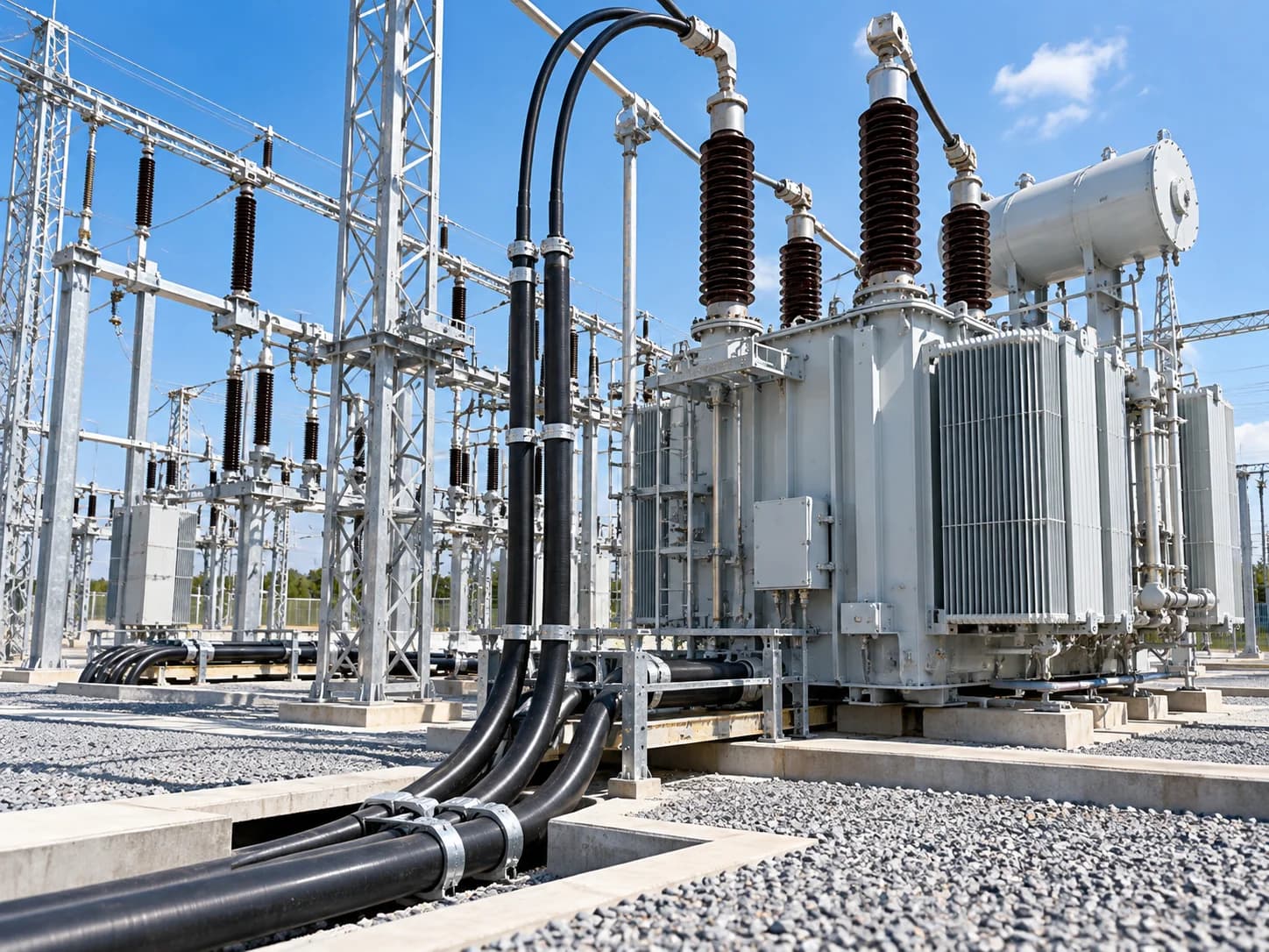 Suitable for high-voltage cable connections in substations and grid infrastructure.